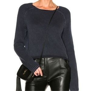 FRAME denim navy sweater